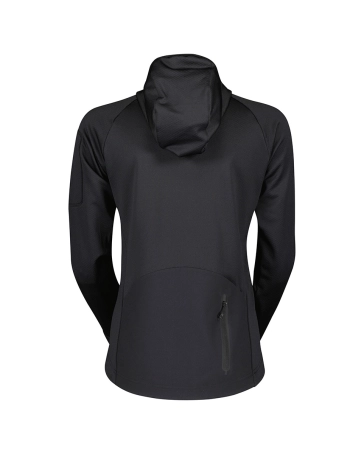 Sweat à capuche polaire Femme TRAIL STORM Noir