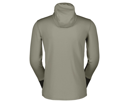 Veste polaire Homme DEFINED LIGHT HOODY Gris Poussière/Noir