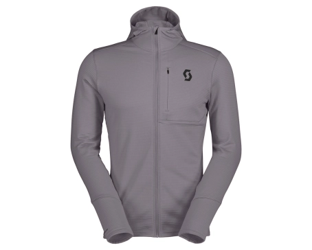 Veste polaire Homme DEFINED LIGHT HOODY Gris Soirée/Noir