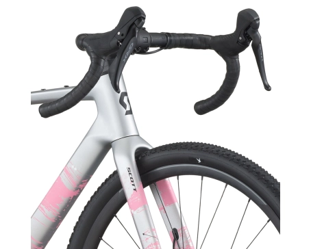 Vélo de gravel ADDICT GRAVEL 30 Gris Carbone
