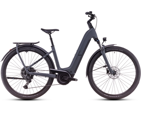 Vélo électrique trekking Unisexe KATHMANDU HYBRID ONE 600 Gris