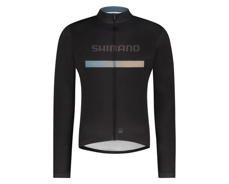 Maillot manches longues Homme VERTEX PRINT Noir