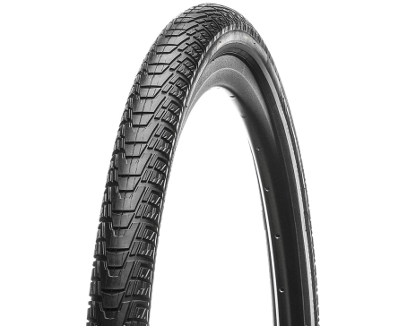 Pneu de ville HAUSSMANN 700x37c TUBETYPE INFINITY Noir