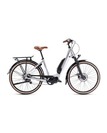 Vélo électrique urbain Unisexe E-CITY STEPS N5 26 504 Wh Argent