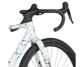 Vélo de gravel ADDICT GRAVEL 30 Blanc/Bleu Éclaboussures - Image 7/8