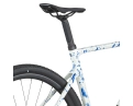 Vélo de gravel ADDICT GRAVEL 30 Blanc/Bleu Éclaboussures - Image 8/8