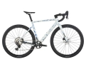 Vélo de gravel ADDICT GRAVEL 30 Blanc/Bleu Éclaboussures - Image 1/8