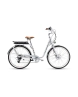 Vélo électrique urbain Unisexe ELC01 26 400 Wh Argent - Image 1/1