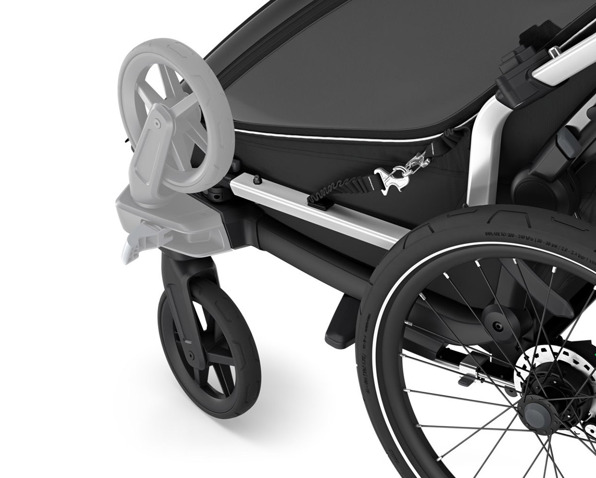 Remorque pour enfant 1 place CHARIOT SPORT G3 Or/Noir
