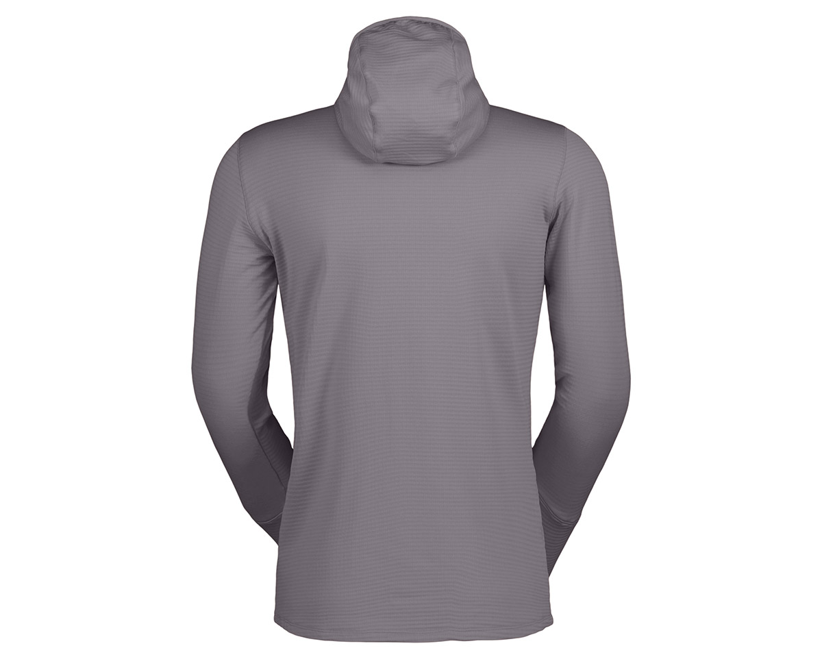 Veste polaire Homme DEFINED LIGHT HOODY Gris Soirée/Noir