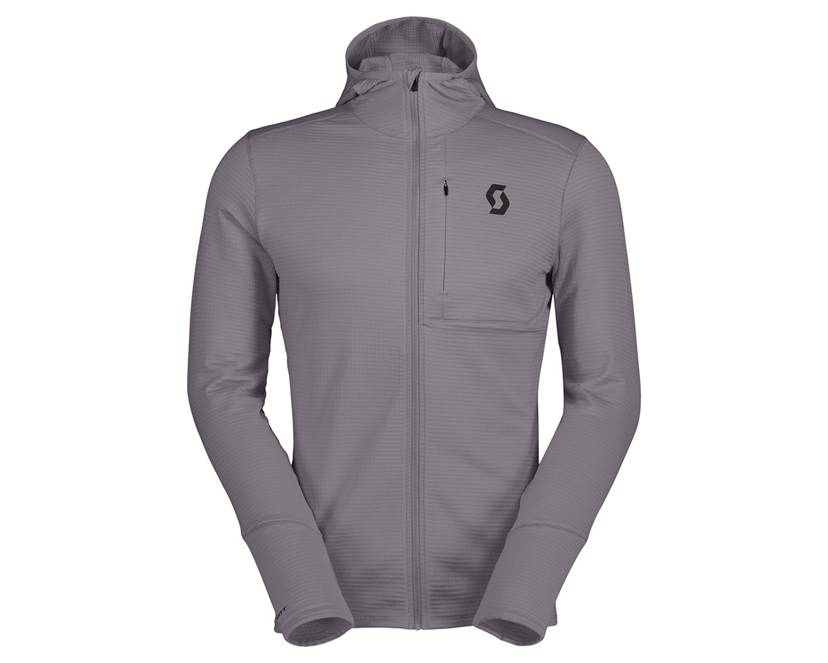 Veste polaire Homme DEFINED LIGHT HOODY Gris Soirée/Noir
