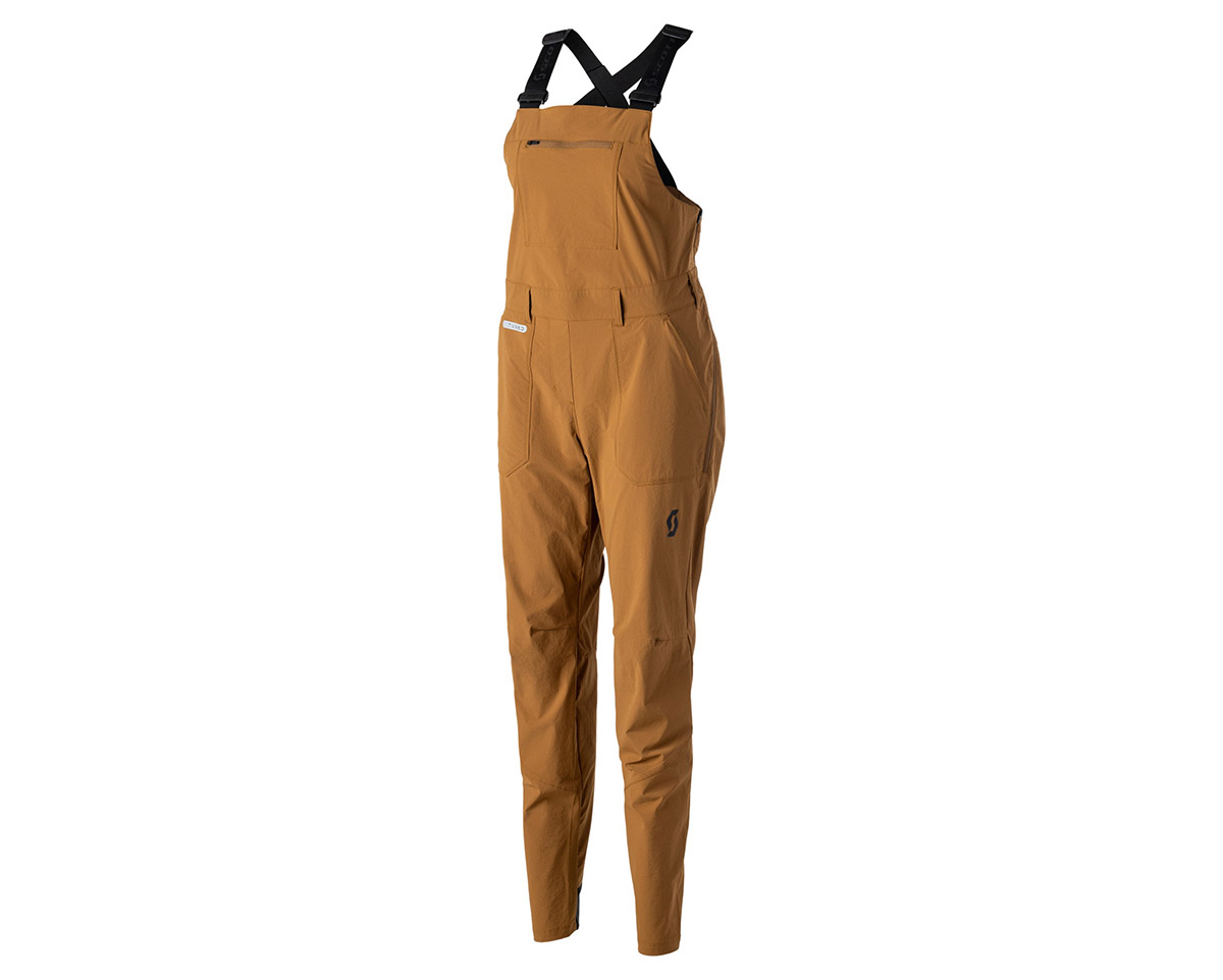 Pantalon à bretelles Femme TRAIL TUNED Marron
