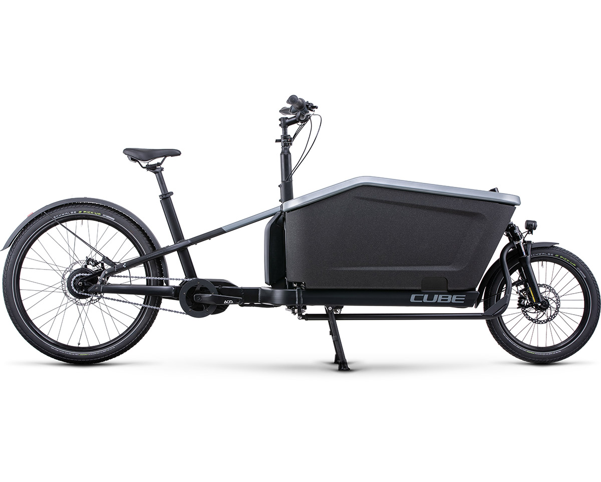 Vélo électrique cargo Unisexe CARGO DUAL HYBRID 1000 Gris/Noir