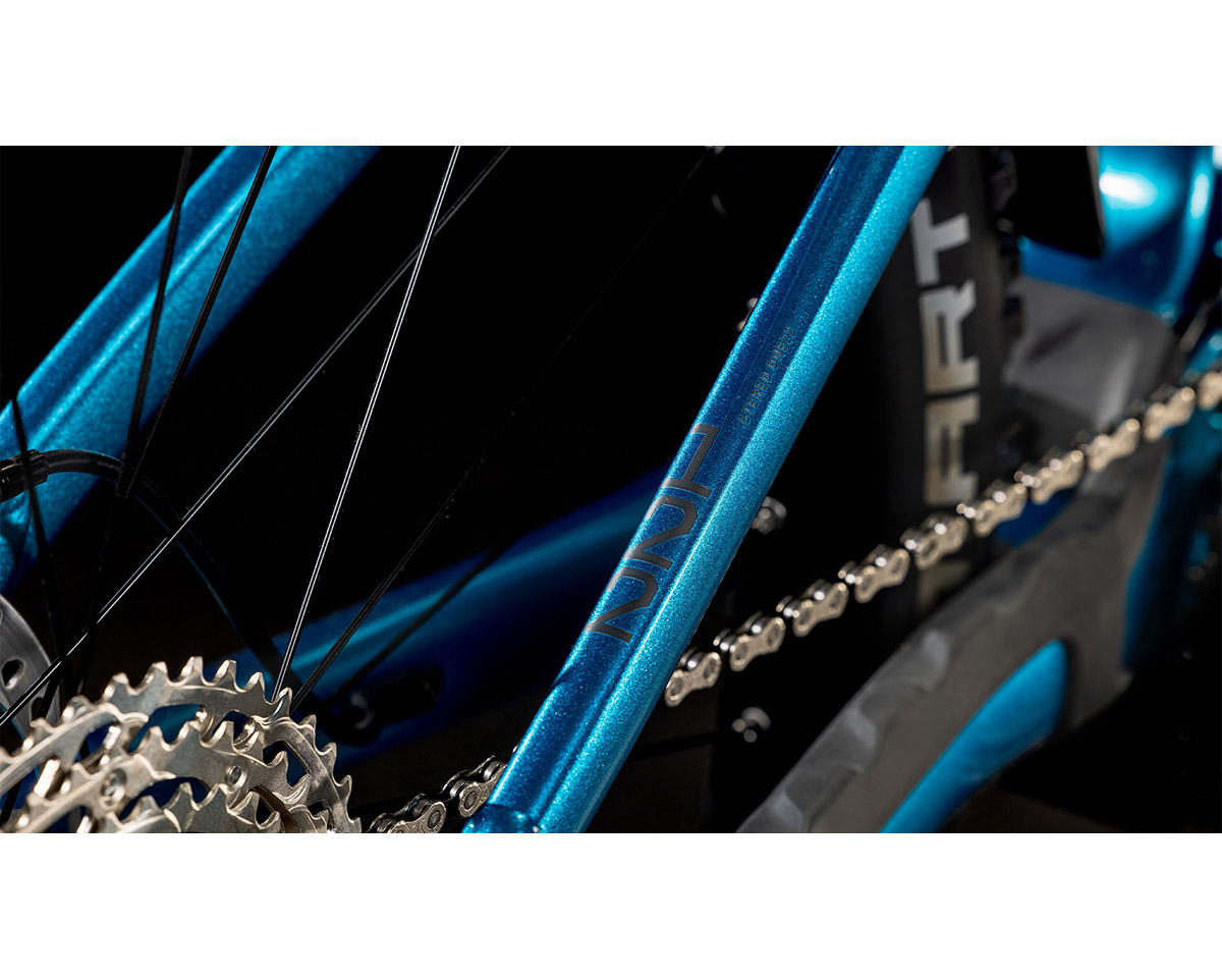 VTT électrique tout suspendu Unisexe STEREO HYBRID ONE22 SLX 800 Bleu Électrique