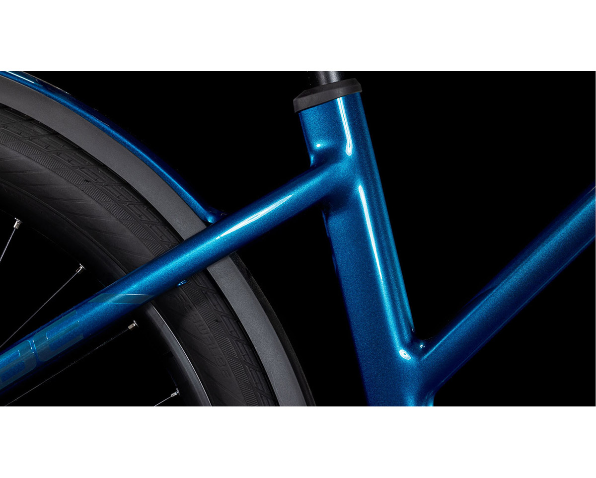 Vélo électrique trekking Femme KATHMANDU HYBRID EX 800 Bleu
