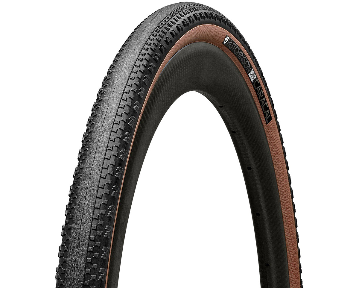 Pneu de gravel CARACAL 700x45c TUBELESS READY HARDSKIN Noir/Beige