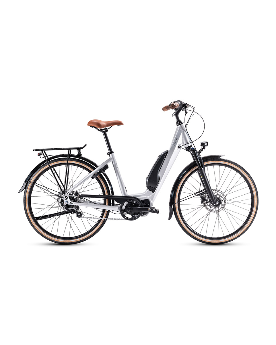 Vélo électrique urbain Unisexe E-CITY STEPS N5 26 504 Wh Argent