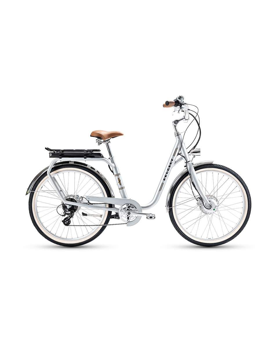 Vélo électrique urbain Unisexe ELC01 26 400 Wh Argent